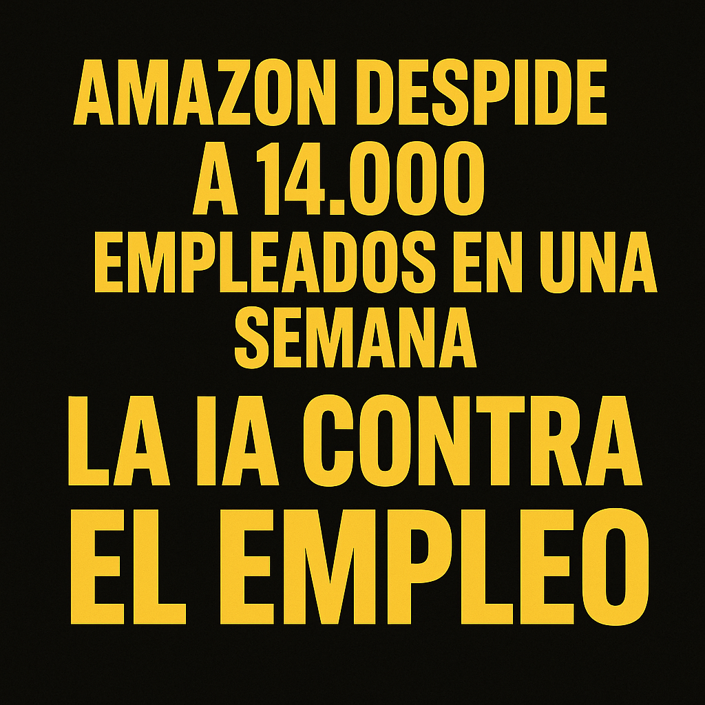 💥 La cara oculta de la IA: Amazon despide a 14.000 empleados en una semana 5 Amazon despide a 14.000 empleados en una semana