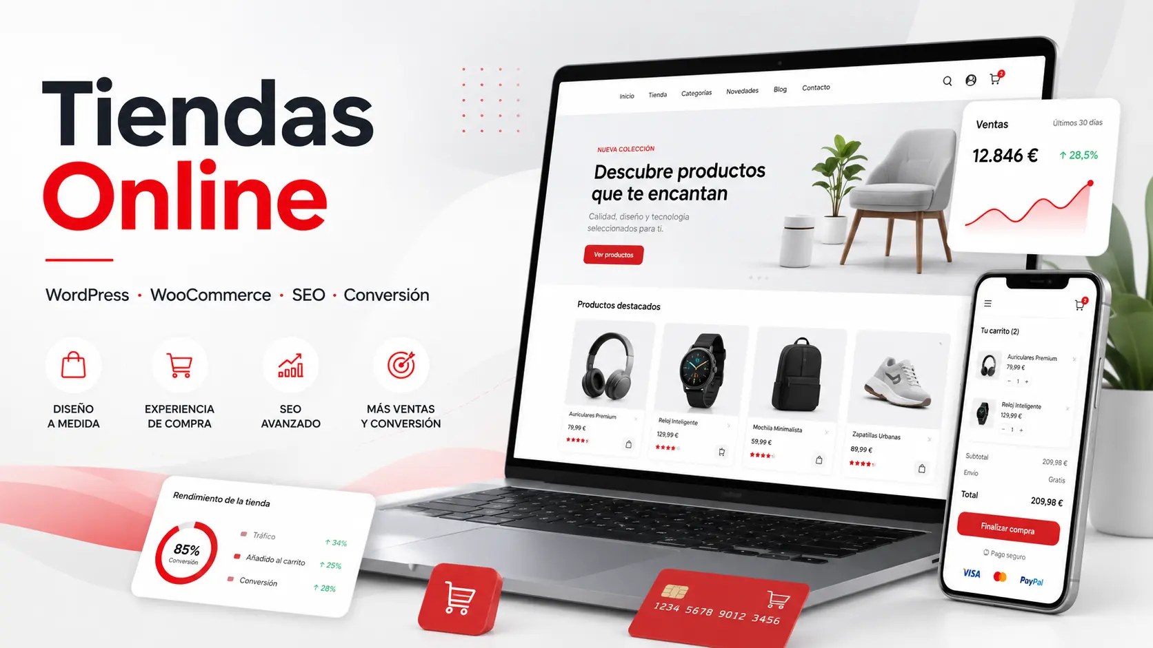 tiendas online en WordPress y WooCommerce