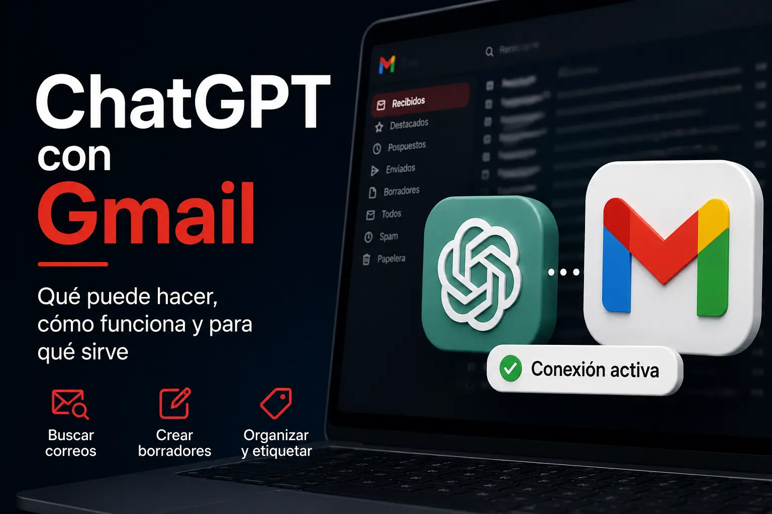 Guía de labels en Gmail con ChatGPT