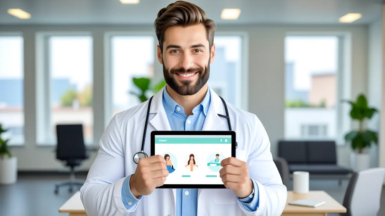 Un podólogo moderno presenta su clínica digitalmente